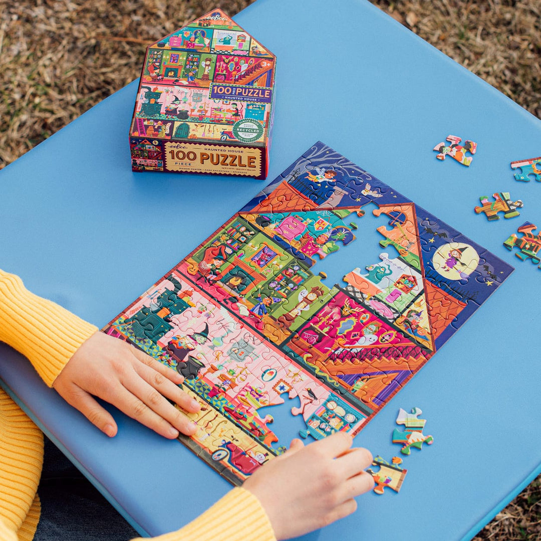 Eeboo Holiday Haunted House 100 Pc Puzzle | eeBoo