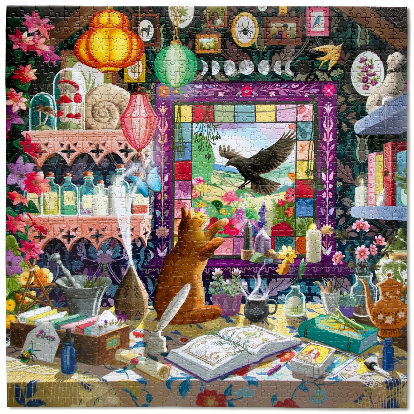 eeBoo Jigsaw Puzzles Sorcerer's Workshop 1000 Pc | eeBoo