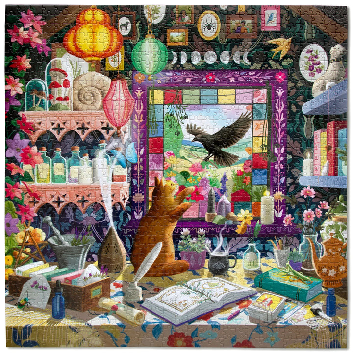 eeBoo Jigsaw Puzzles Sorcerer's Workshop 1000 Pc | eeBoo