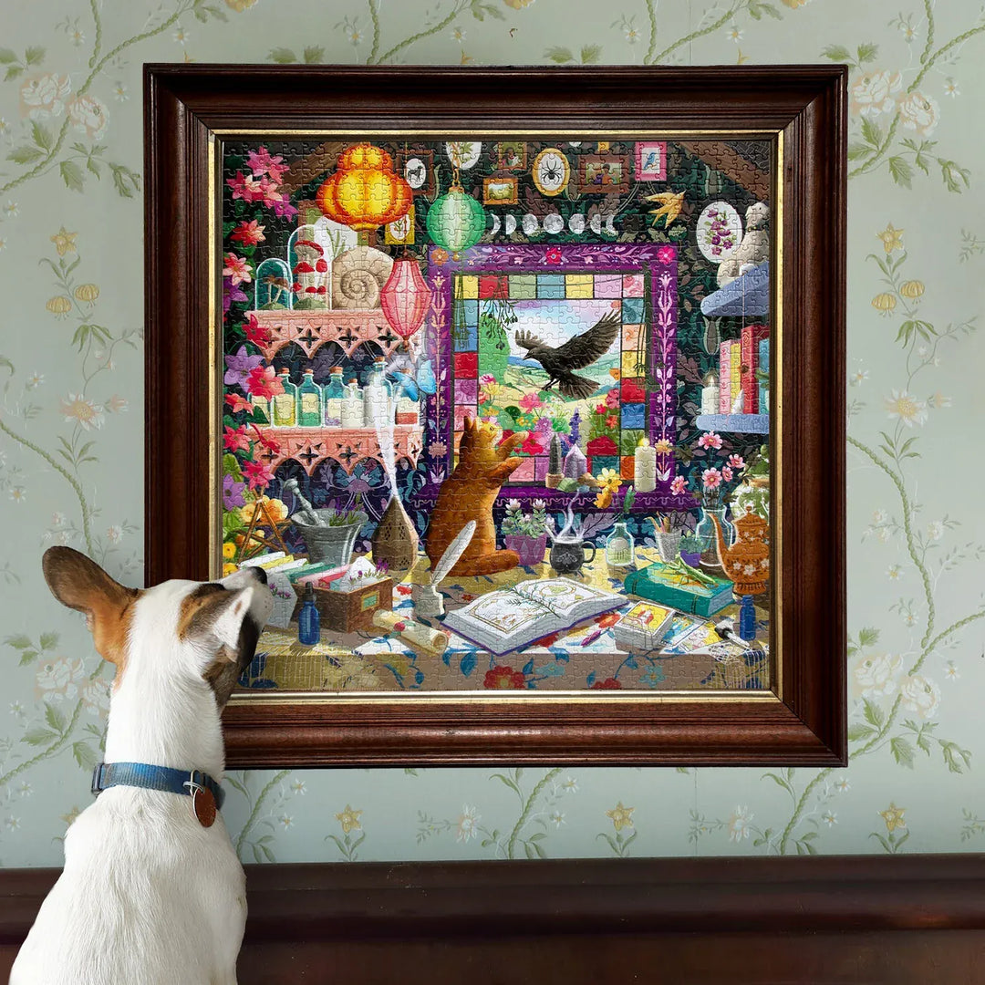 eeBoo Jigsaw Puzzles Sorcerer's Workshop 1000 Pc | eeBoo