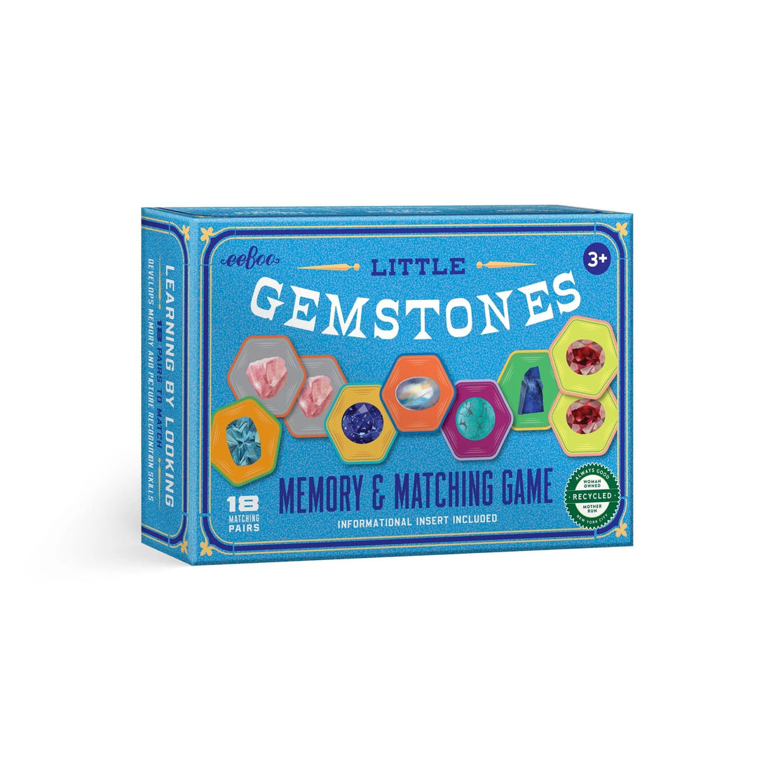 eeBoo Matching Game Gemstones Little Matching Game | eeBoo