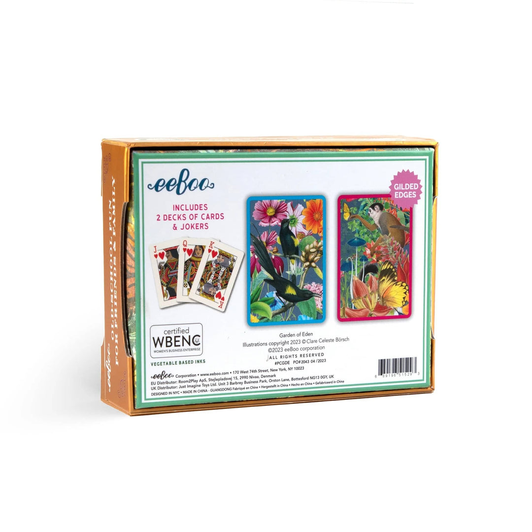 eeBoo Playing Cards Garden of Eden Playing Cards