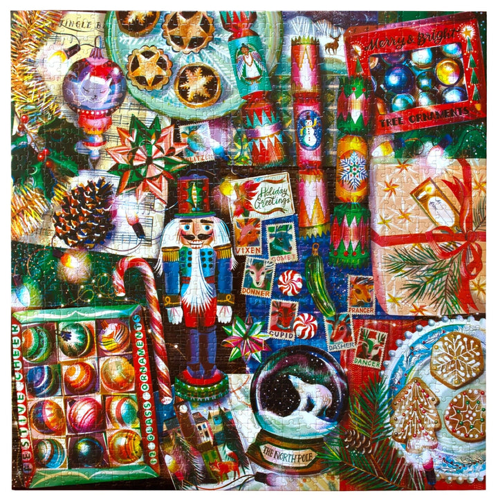 eeBoo Puzzle Christmas Decorations 1000 Piece Puzzle | eeBoo