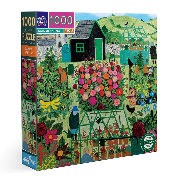 eeBoo Puzzle Garden Harvest 1000 Piece Puzzle | eeBoo