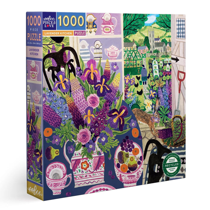 eeBoo Puzzle Lavender Kitchen - 1000 Piece Puzzle