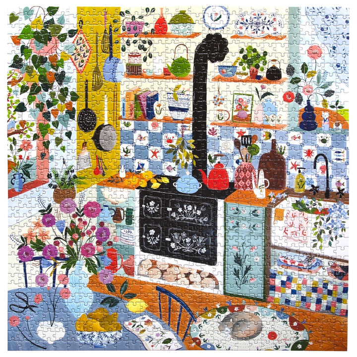 eeBoo Puzzle Morning Kitchen 1000 Piece Puzzle | eeBoo