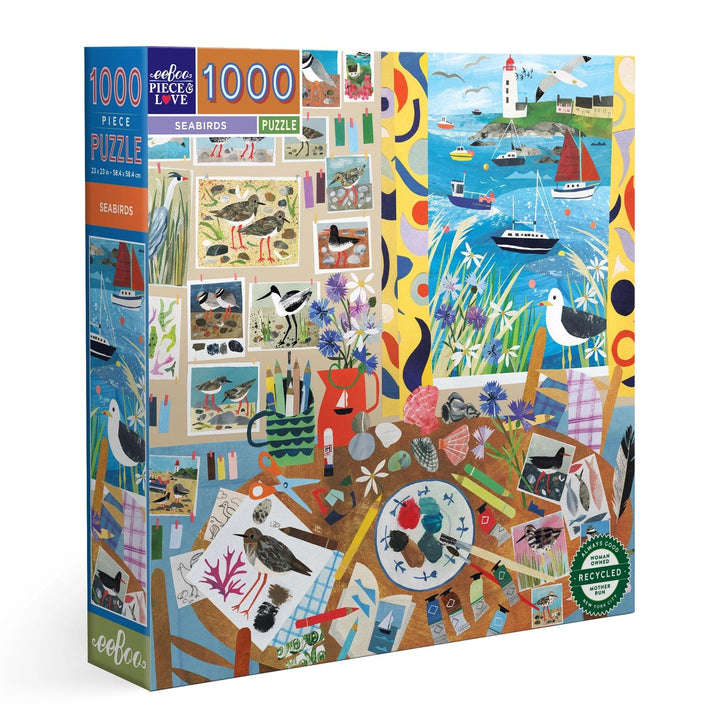 eeBoo Puzzle Seabirds 1000 Piece Puzzle | eeBoo