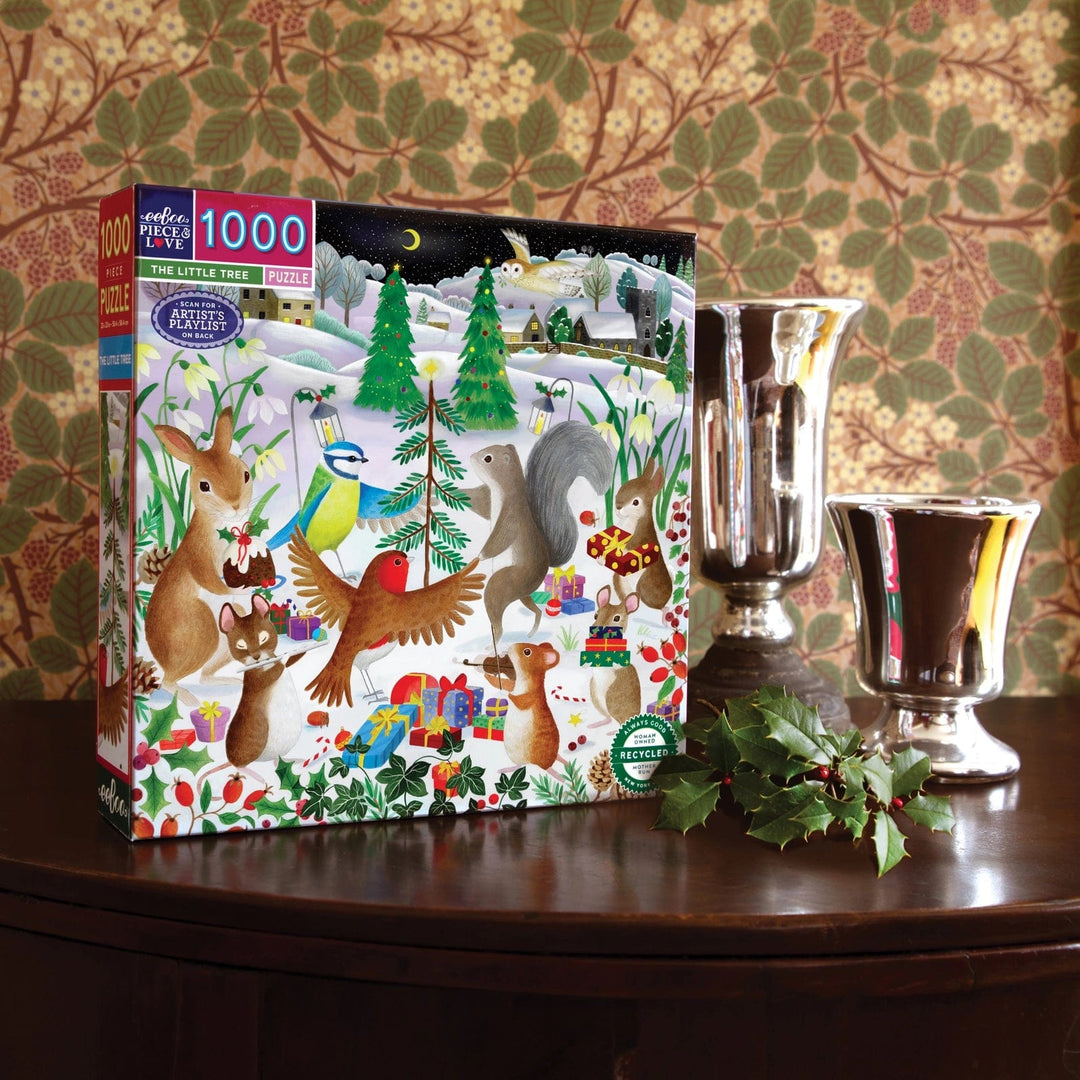 eeBoo Puzzle The Little Tree 1000 Piece Square Puzzle | eeBoo