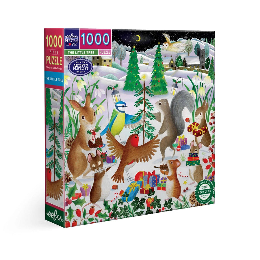 eeBoo Puzzle The Little Tree 1000 Piece Square Puzzle | eeBoo