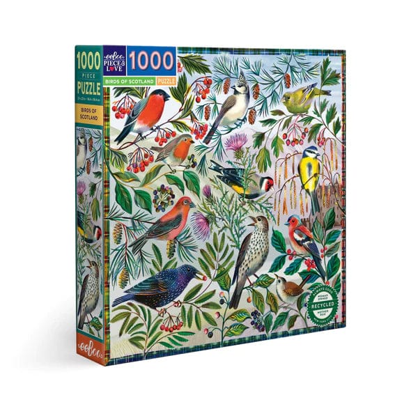 eeBoo Puzzles Birds of Scotland - 1000 Piece Puzzle