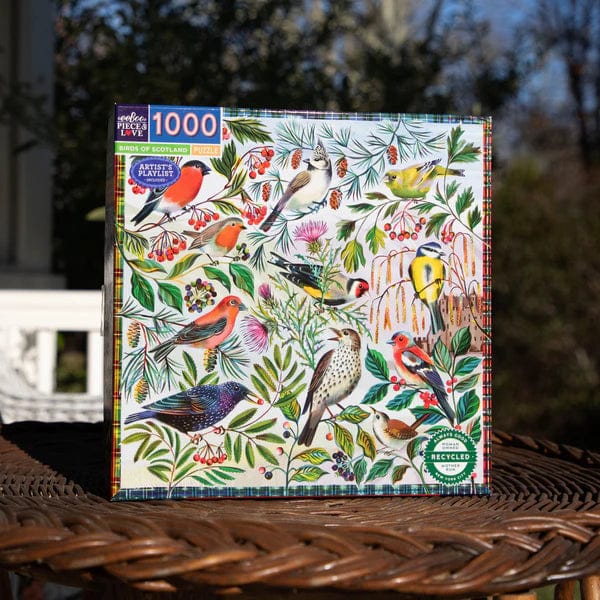 eeBoo Puzzles Birds of Scotland - 1000 Piece Puzzle