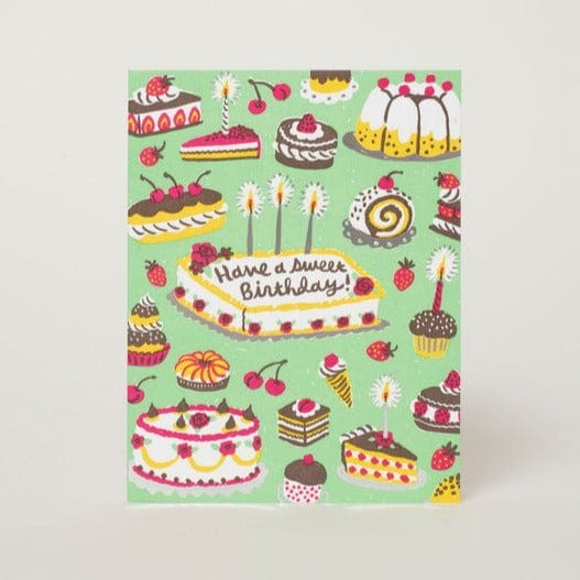 Egg Press Card Birthday Sweets