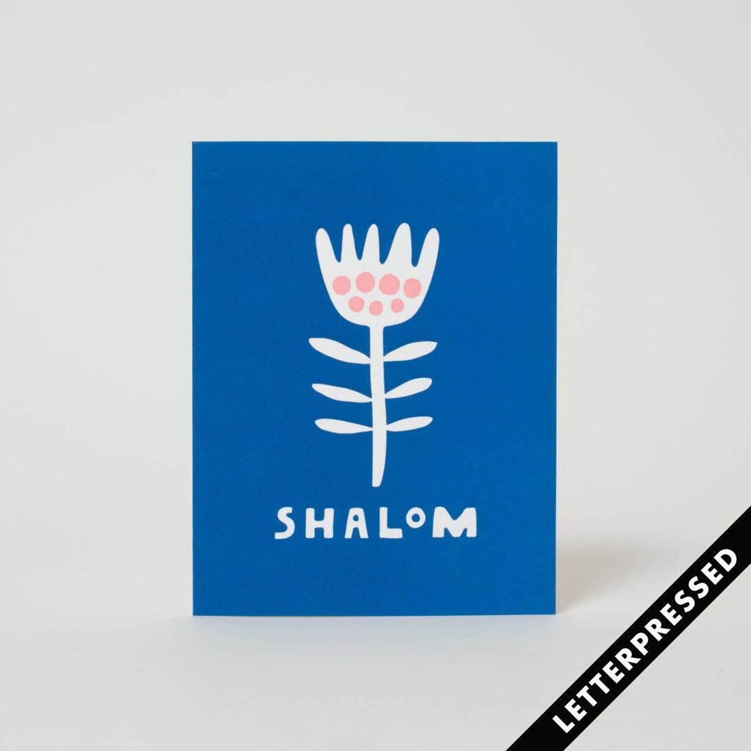 Egg Press Card Shalom