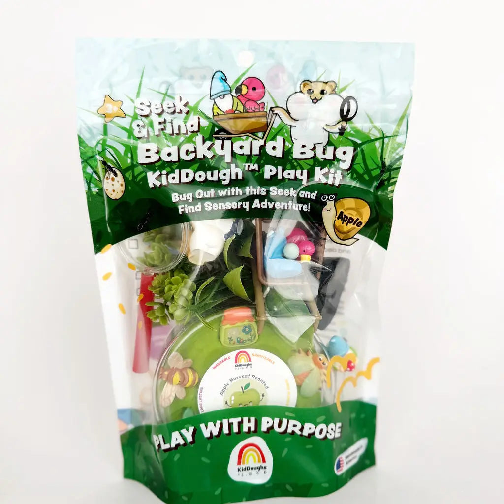 EGK Dough Dough Backyard Bug Seek & Find KidDough Play Kit | Earth Grown KidDough