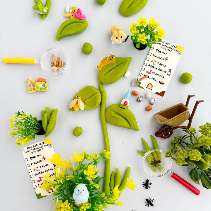 EGK Dough Dough Backyard Bug Seek & Find KidDough Play Kit | Earth Grown KidDough