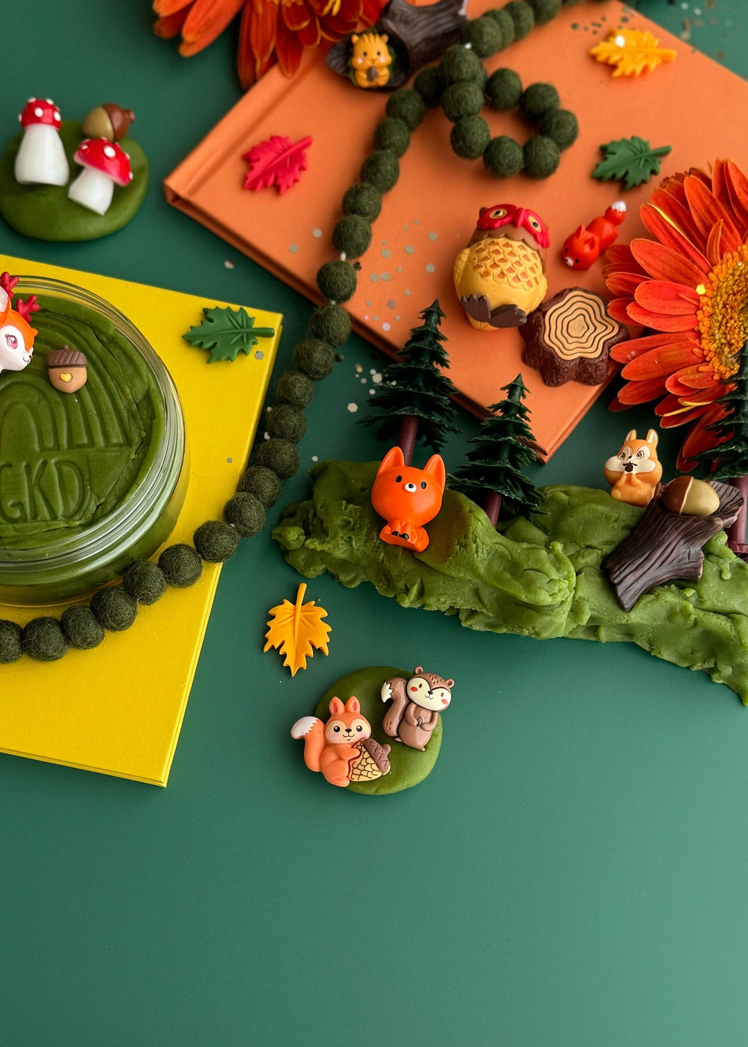 EGK Dough Dough Forest Friends KidDough Play Kit | Earth Grown KidDough