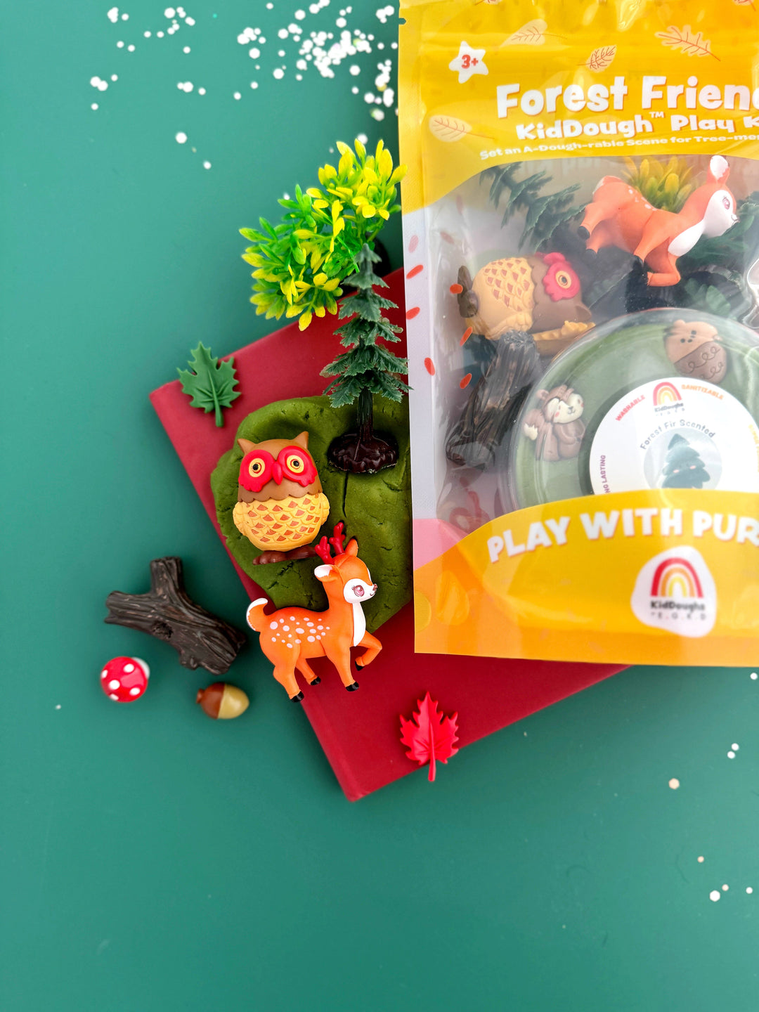 EGK Dough Dough Forest Friends KidDough Play Kit | Earth Grown KidDough