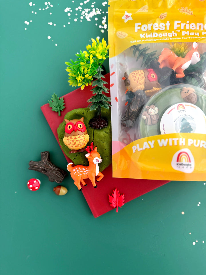 EGK Dough Dough Forest Friends KidDough Play Kit | Earth Grown KidDough