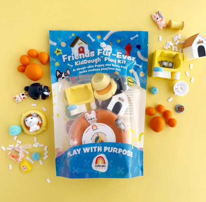 EGK Dough Dough Friends Fur-ever KidDough Play Kit | Earth Grown KidDough