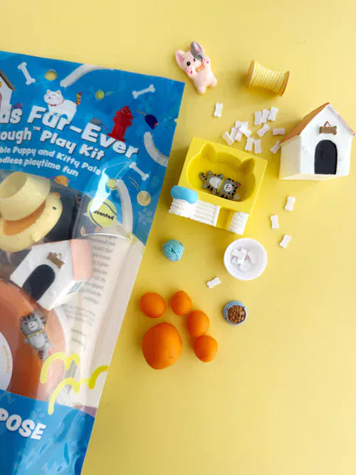 EGK Dough Dough Friends Fur-ever KidDough Play Kit | Earth Grown KidDough