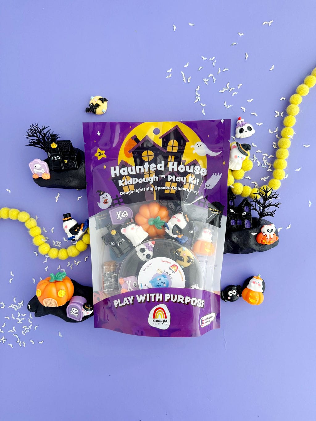 EGK Dough Dough Haunted House KidDough Play Kit | Earth Grown KidDough