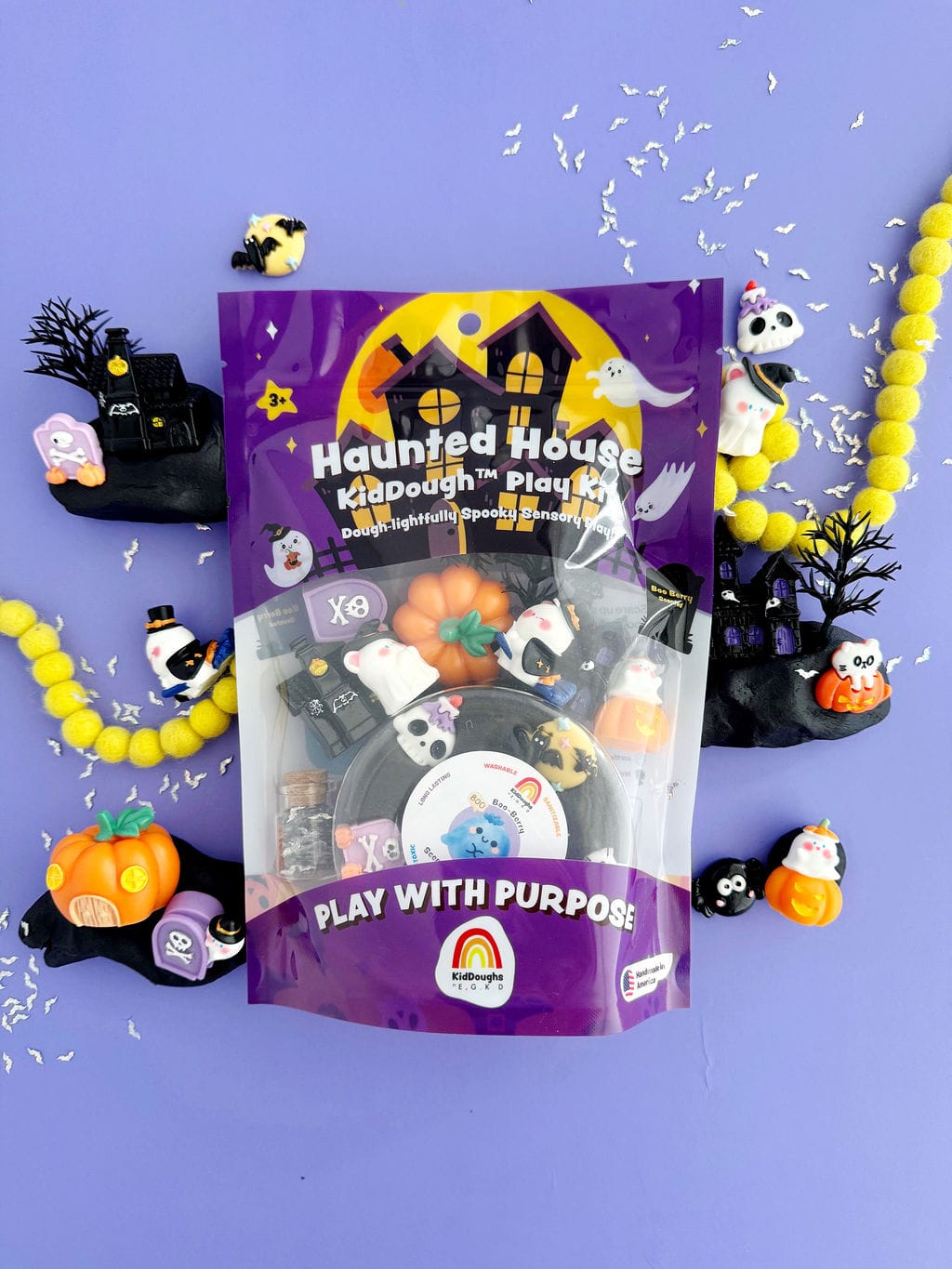 EGK Dough Dough Haunted House KidDough Play Kit | Earth Grown KidDough