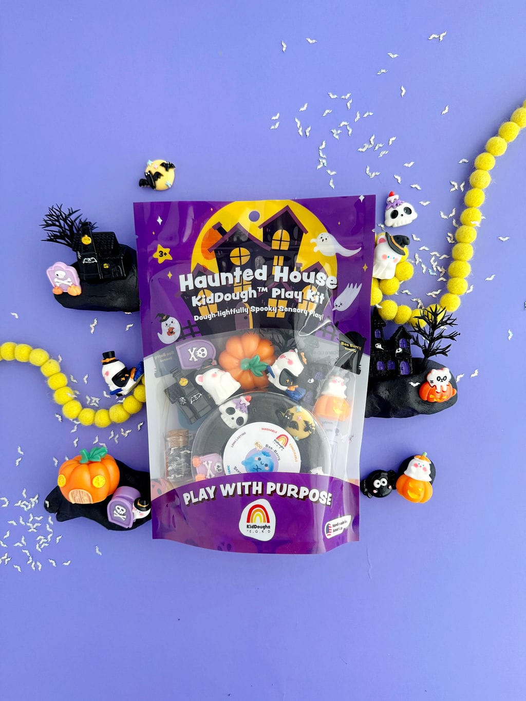 EGK Dough Dough Haunted House KidDough Play Kit | Earth Grown KidDough