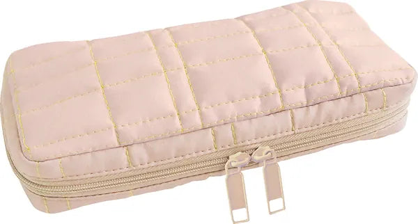 El Commun Bags Quilted Pen Case - Beige
