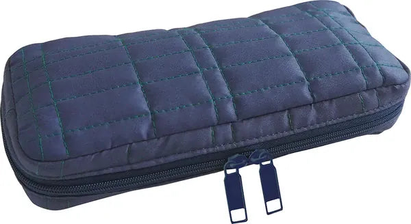 El Commun Bags Quilted Pen Case - Navy