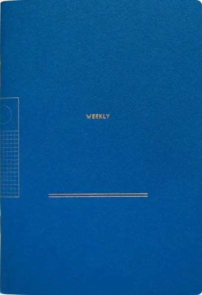 El Commun Paper Cotomo Weekly Undated Log Notebook in Cobalt Blue (B6)