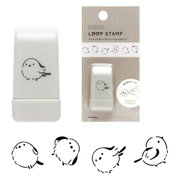 El Commun Paper Deco Loop Stamp - Bird