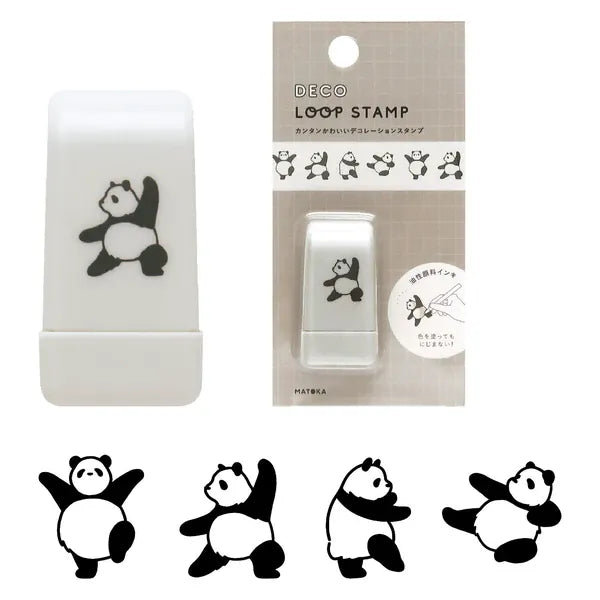 El Commun Paper Deco Loop Stamp - Kung Fu Pandas