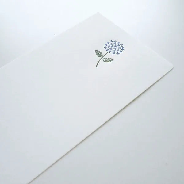 El Commun Paper Fleur Letter Set - Hydrangea (Ajisai)