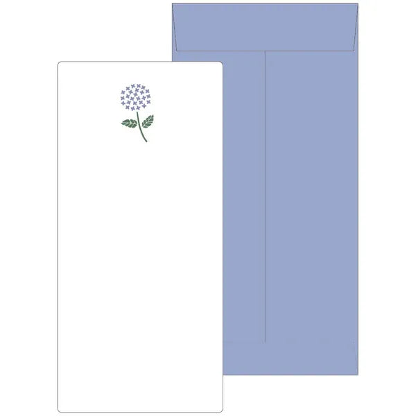 El Commun Paper Fleur Letter Set - Hydrangea (Ajisai)