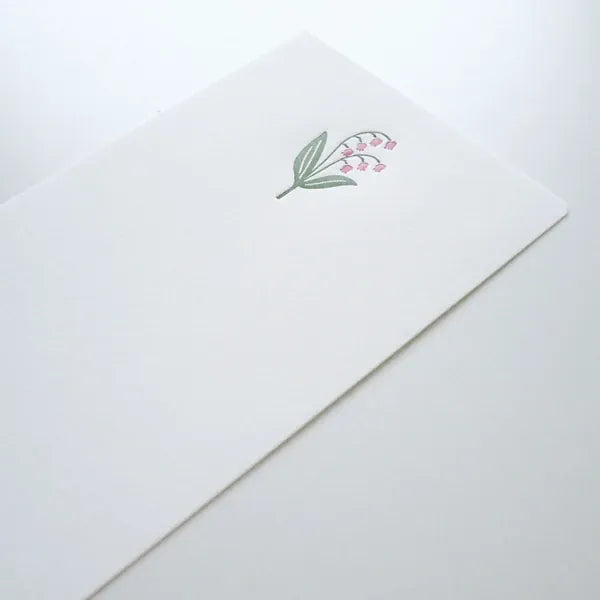 El Commun Paper Fleur Letter Set - Lily of the Valley (Suzuran)