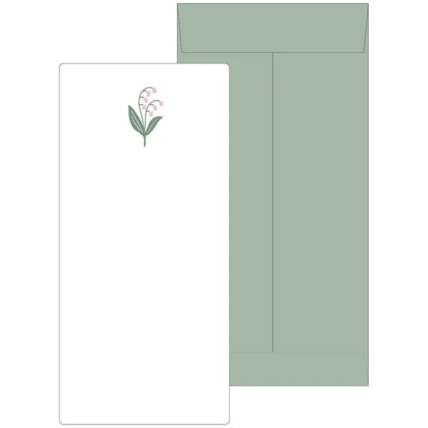 El Commun Paper Fleur Letter Set - Lily of the Valley (Suzuran)