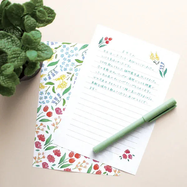 El Commun Paper Letter Set - Joyeux Flowers