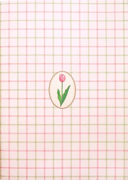 El Commun Paper Tulip Check Notebook (A5)