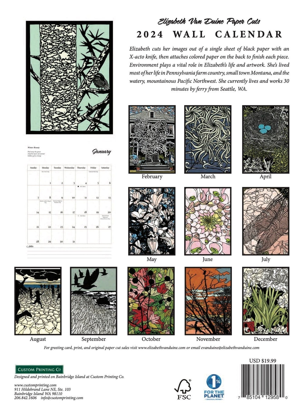 Elizabeth Vanduine Calendar 2024 Elizabeth VanDuine Calendar
