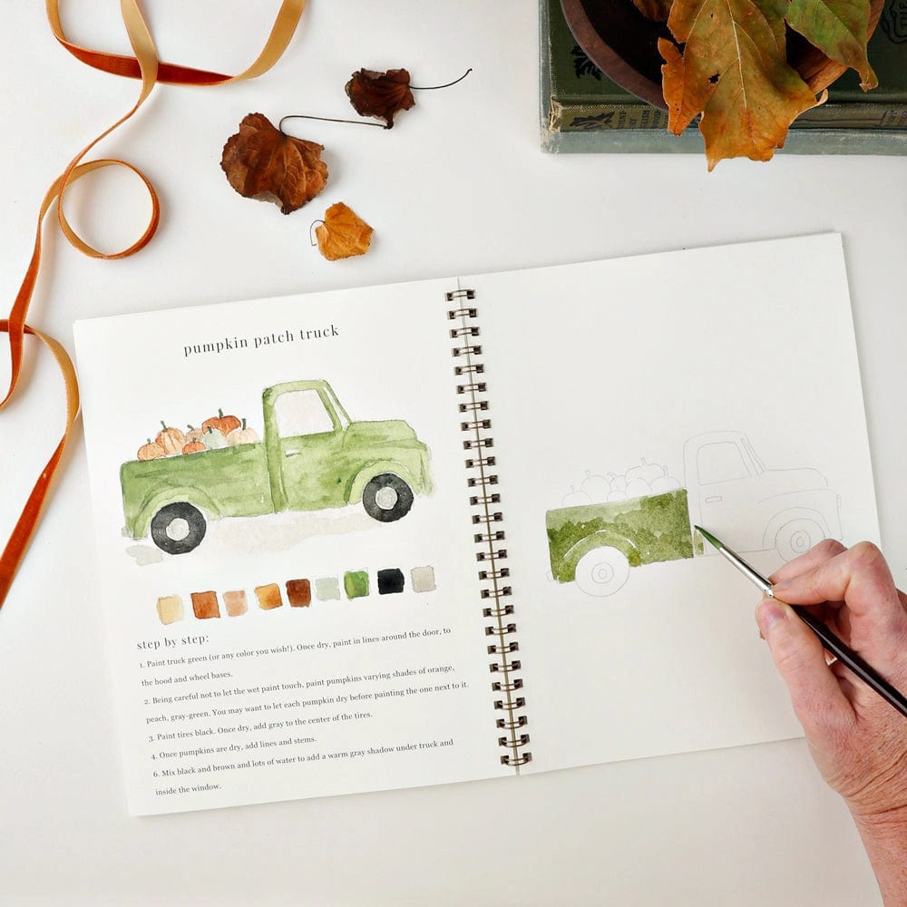 Emily Lex Art Supplies Watercolor Workbook: Autumn