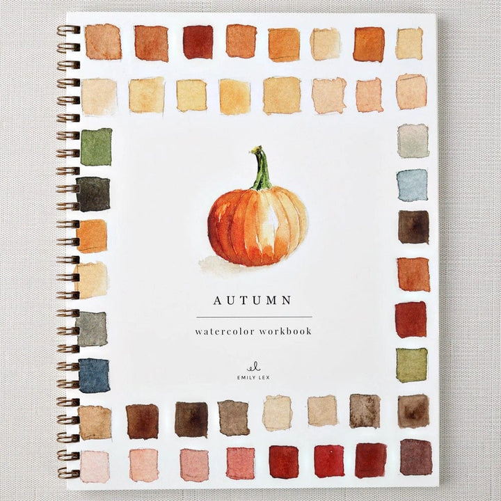 Emily Lex Art Supplies Watercolor Workbook: Autumn