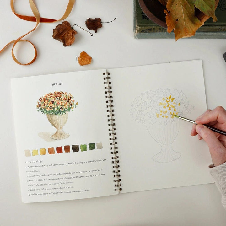 Emily Lex Art Supplies Watercolor Workbook: Autumn