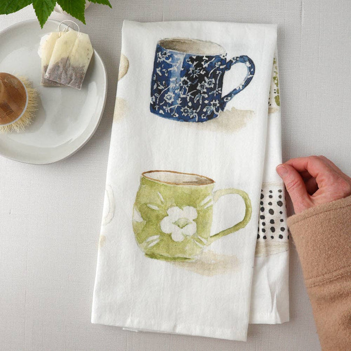 Emily Lex Kitchen Towel Mugs Tea Towel