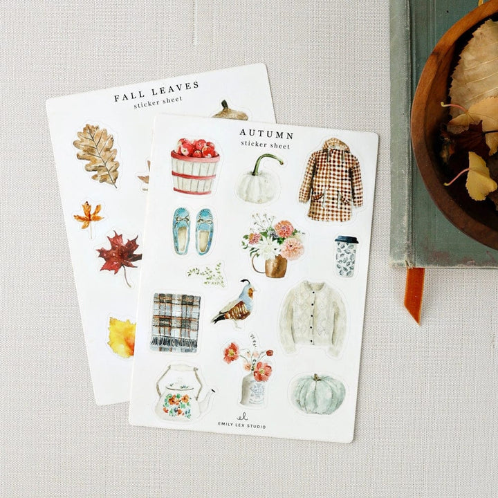 Emily Lex Sticker Sheets Emily Lex Autumn Sticker Sheet