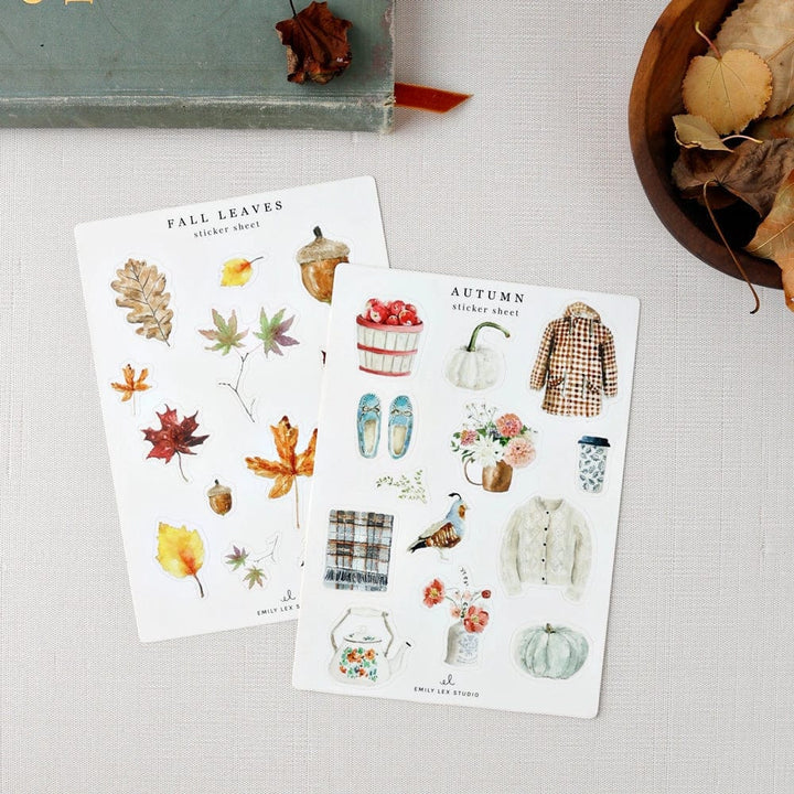 Emily Lex Sticker Sheets Emily Lex Autumn Sticker Sheet