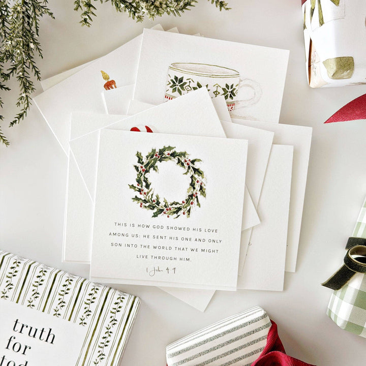 emily lex studio Advent truth for today bible verse cards