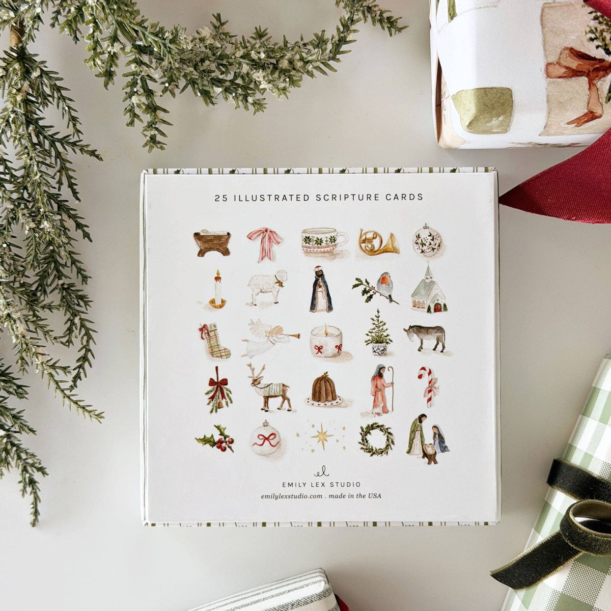 emily lex studio Advent truth for today bible verse cards