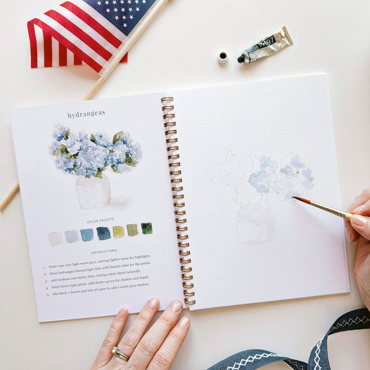 emily lex studio Americana watercolor workbook