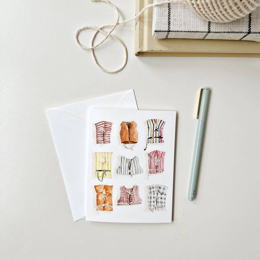 emily lex studio Boat coats notecards