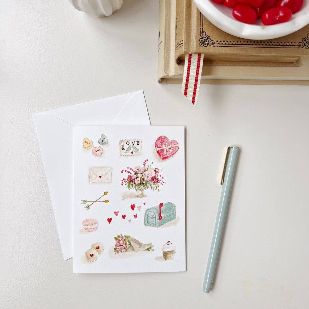 emily lex studio Boxed Card Set Valentine notecards